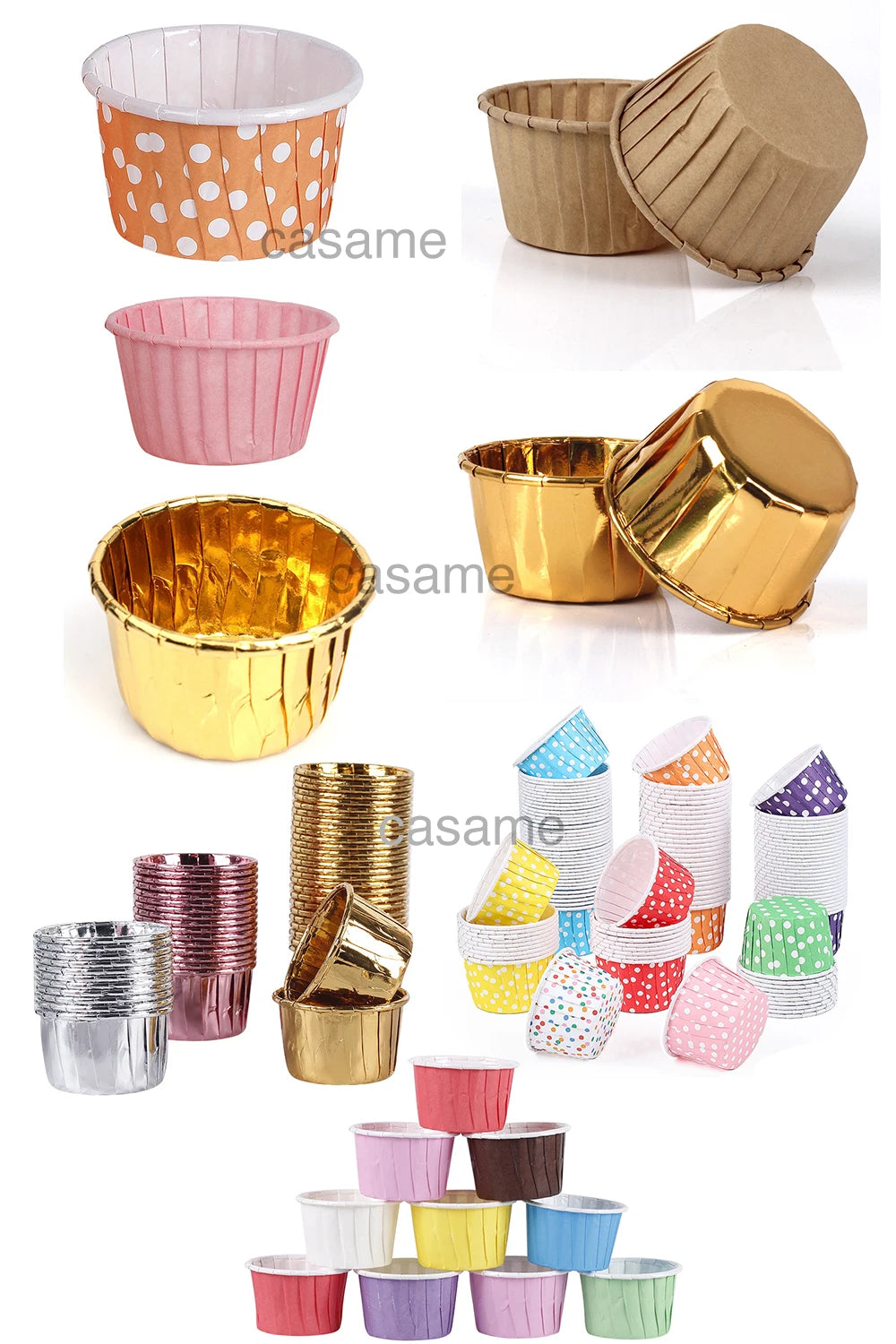 10/20 Large Big Cupcake Paper Cup Oilproof Liner