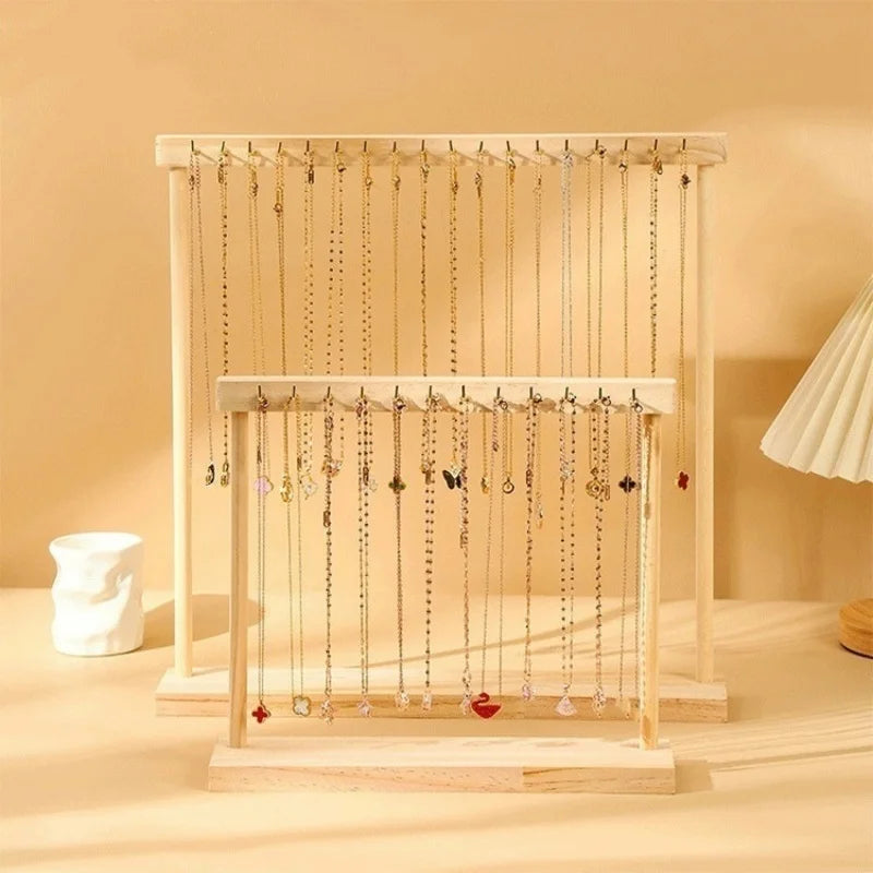 Chains Earrings Bracelets Showcase Storage Rack Jewelry Organizer