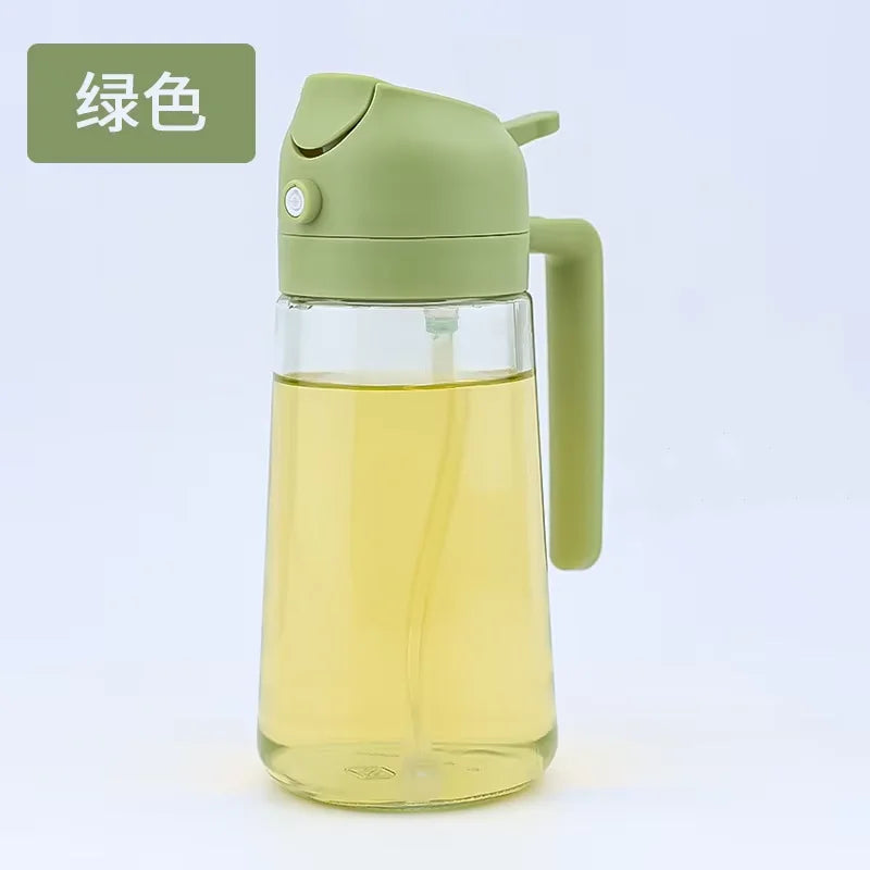 2in1 500ml Spray Oil Dispenser Oil Cruet Bottle