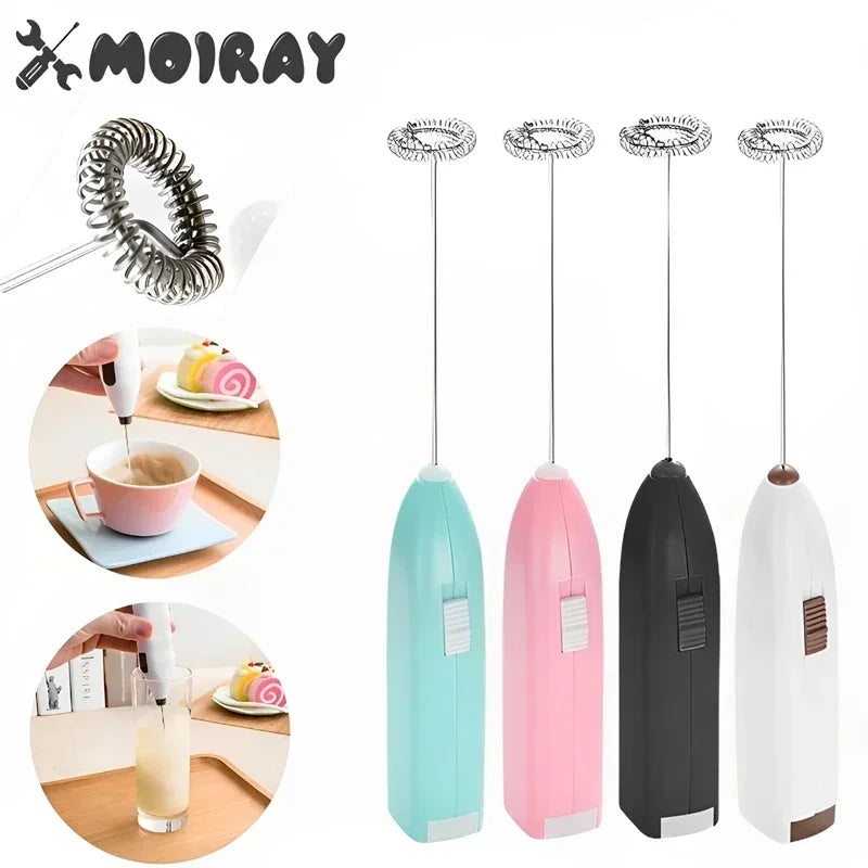 Mini Electric Milk Foamer Blender Wireless Coffee Whisk