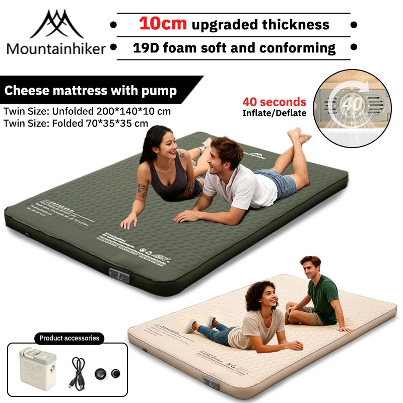 Mountainhiker Outdoor Inflatable Cheese Mattress Garden Special