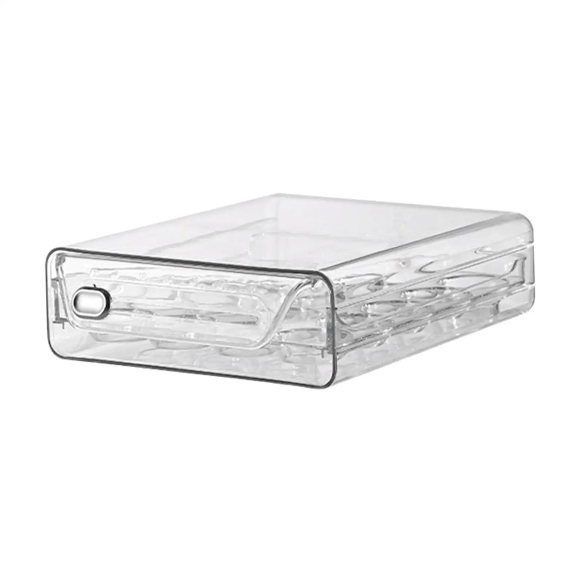 Eggs Organizer Drawer Transparent Egg Holder Double Layers
