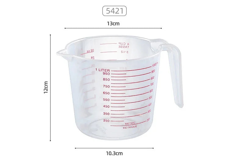 250/500/1000ml Measuring Cups Easuring Cup Plastic Jug Digital