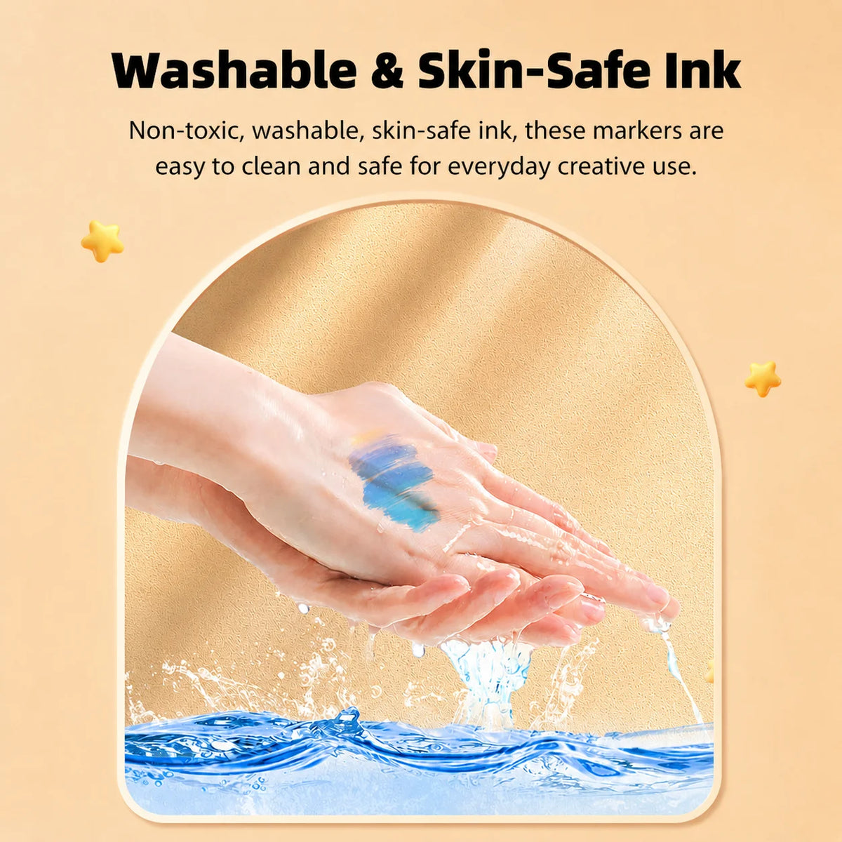 12-366 Colors Acrylic Marker Permanent Markers Brush Tip
