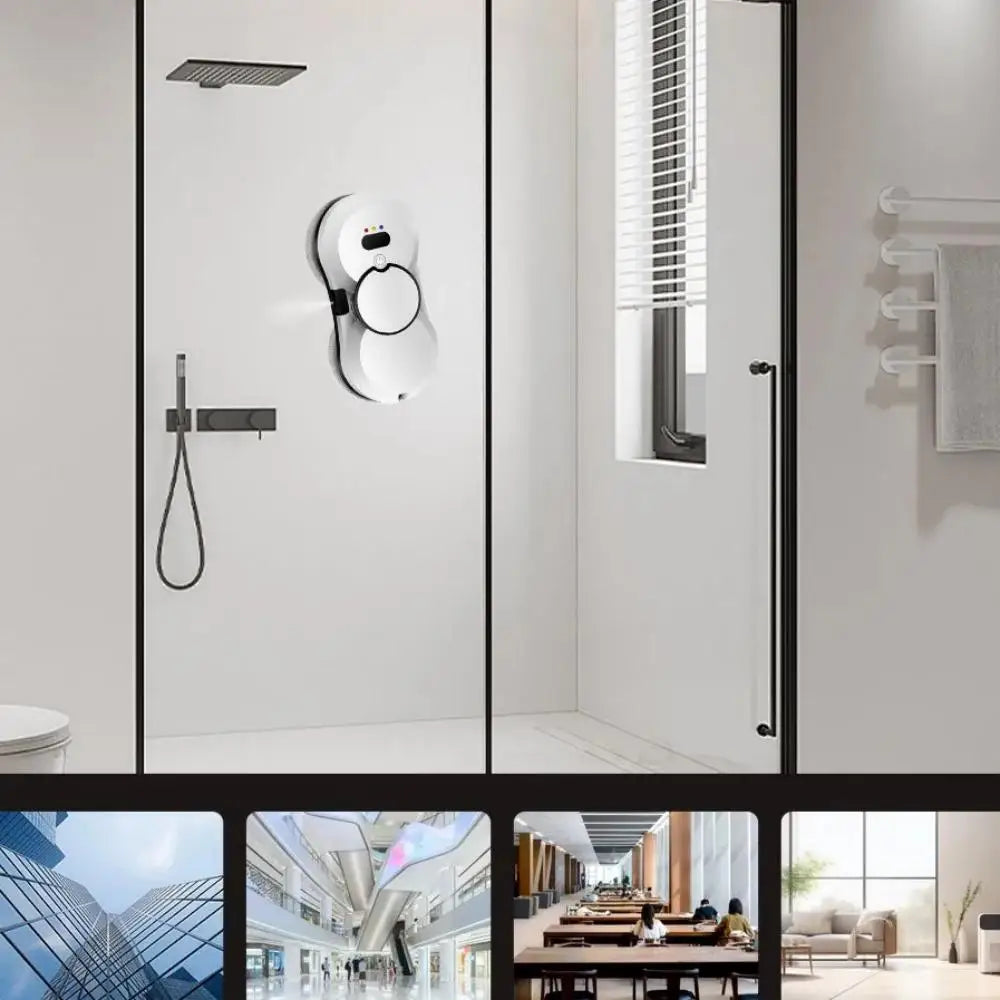 Power Robot Window Washer Washing Windows Vacuum Cleaner
