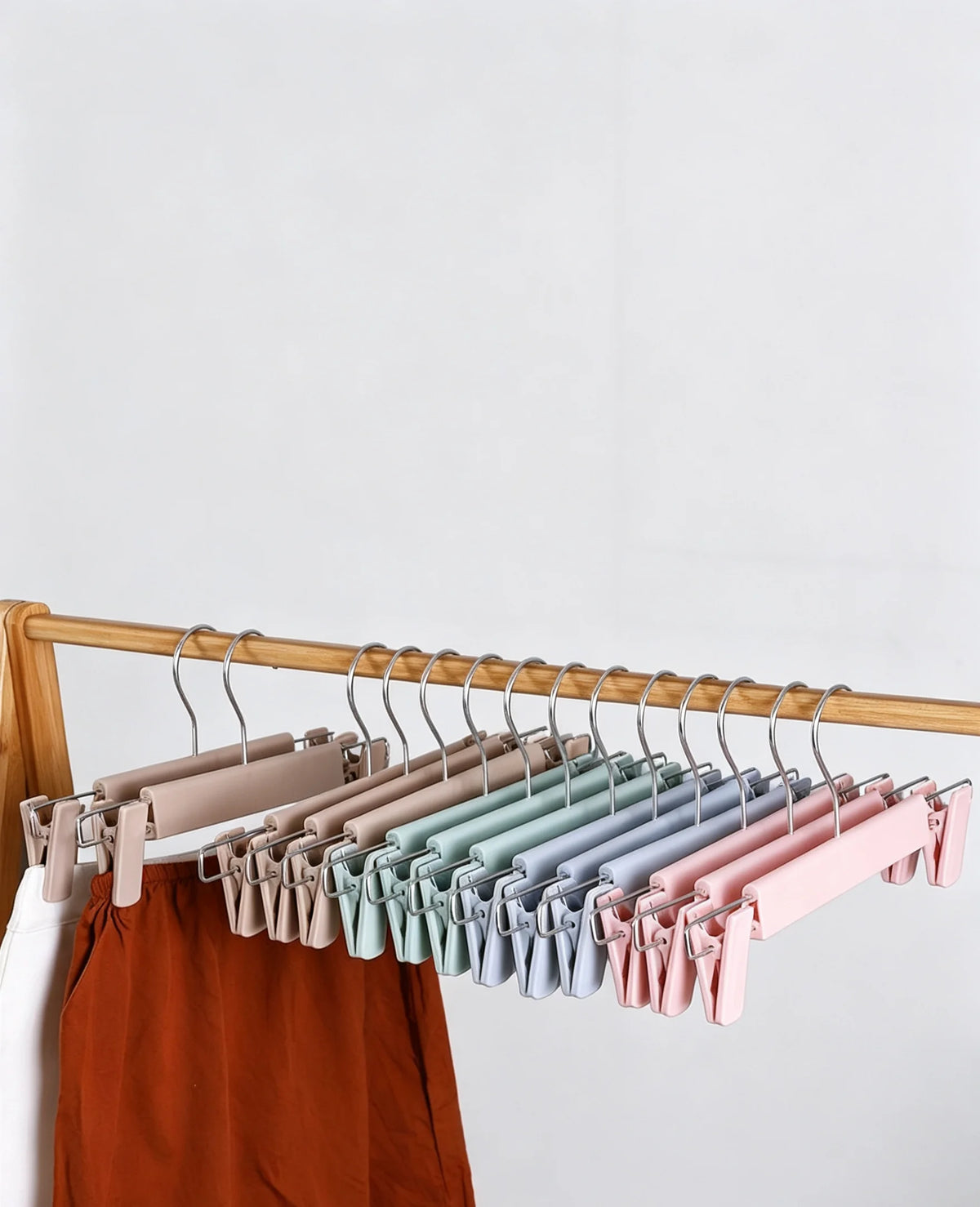 10-Piece Clothes Drying Rack / Sturdy Convenient Rack