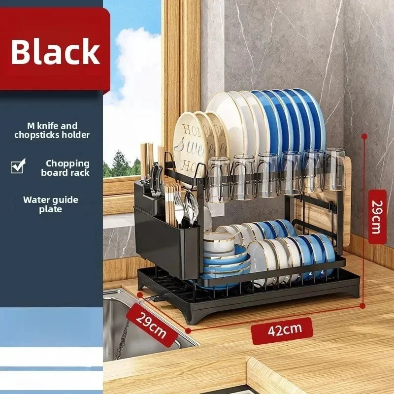 Dish Storage Rack Shelf Dish Chopsticks Storage Rack
