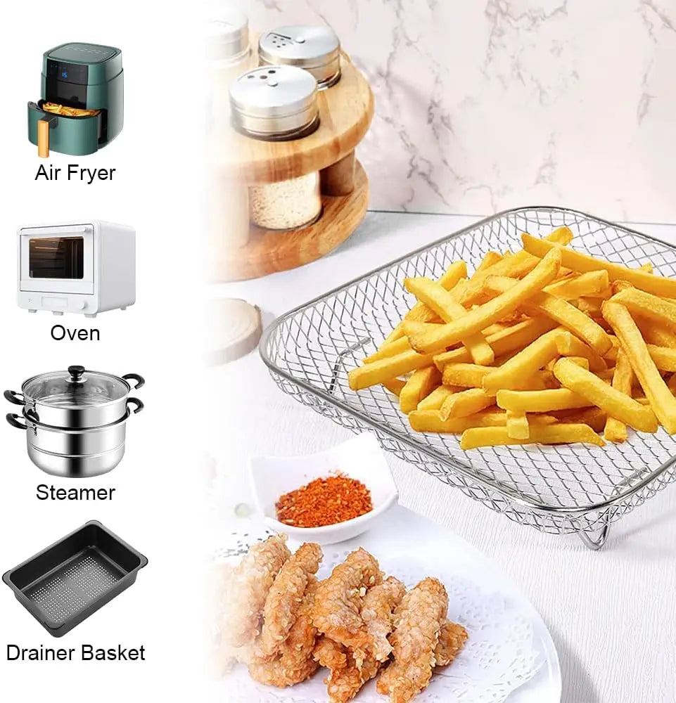 Air Fryer Baking Rack Cosori 4l Oven Grill