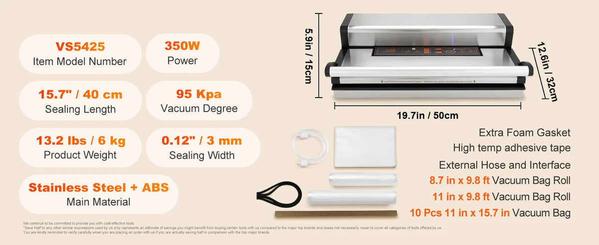 Succebuy Commercial Vacuum Sealer Machine Automatic Food