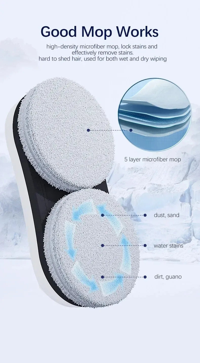 Window Cleaning Intelligent Robot Electric Glass Cleaner Remote