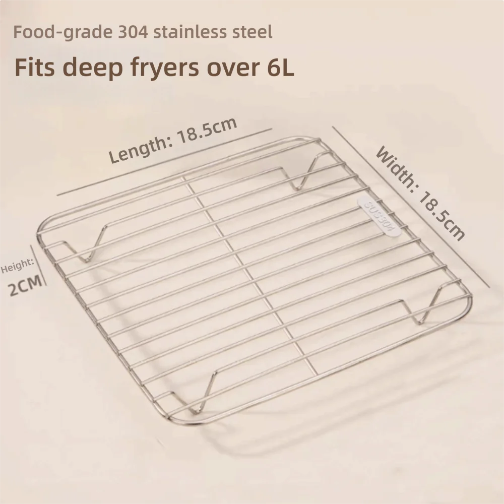 Round Square Cooking Rack 304 Stainless Steel Thicken