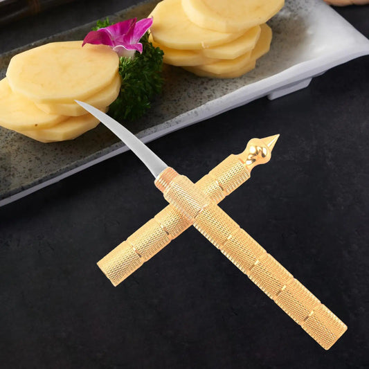 Food Carving Knife Scimitar Steel Craft Sharp Chef