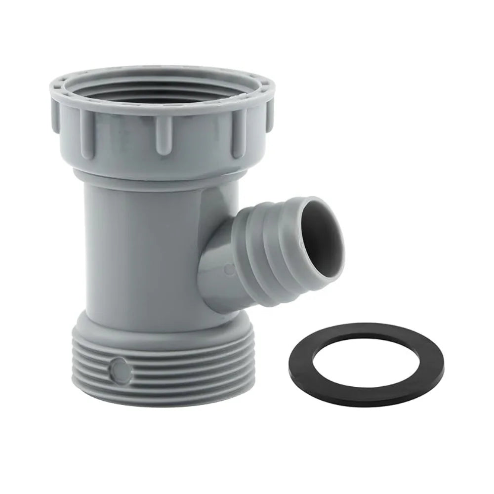 Sink Drain Pipe Adapter Rubber Gasket Deodorizing Three-Way