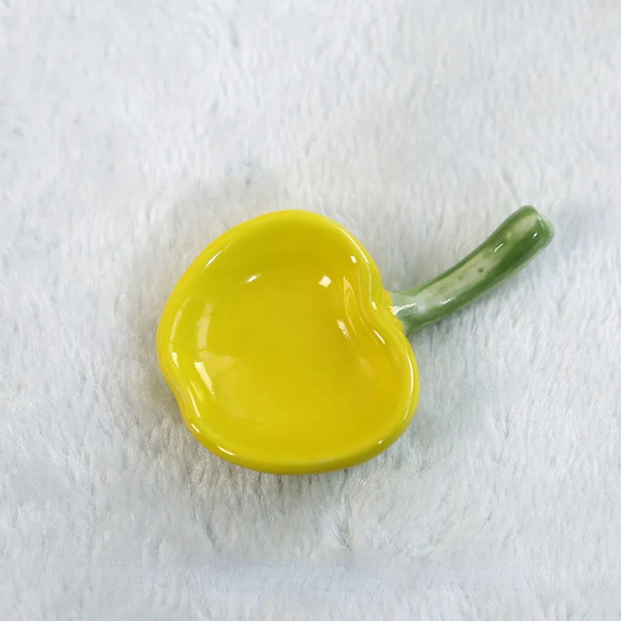 1pc Ins Style Cutlery Cute Ceramic Small Dish