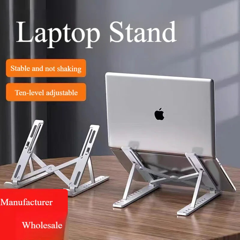Laptop Stand Foldable Cooling Rack Height Increasing Tray