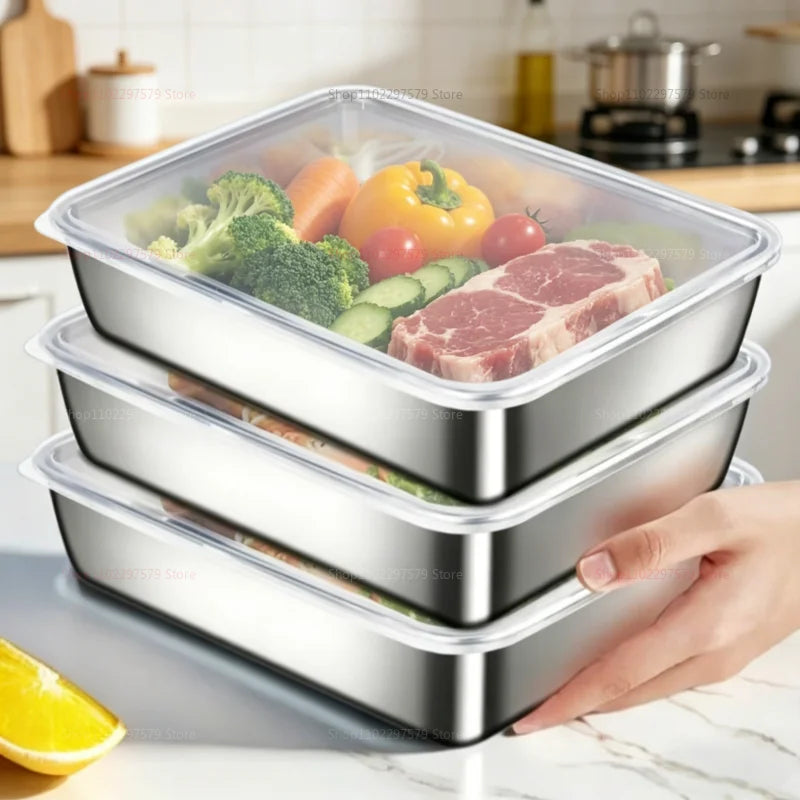 Stainless Steel Plate Lid Food Grade Thickened Food