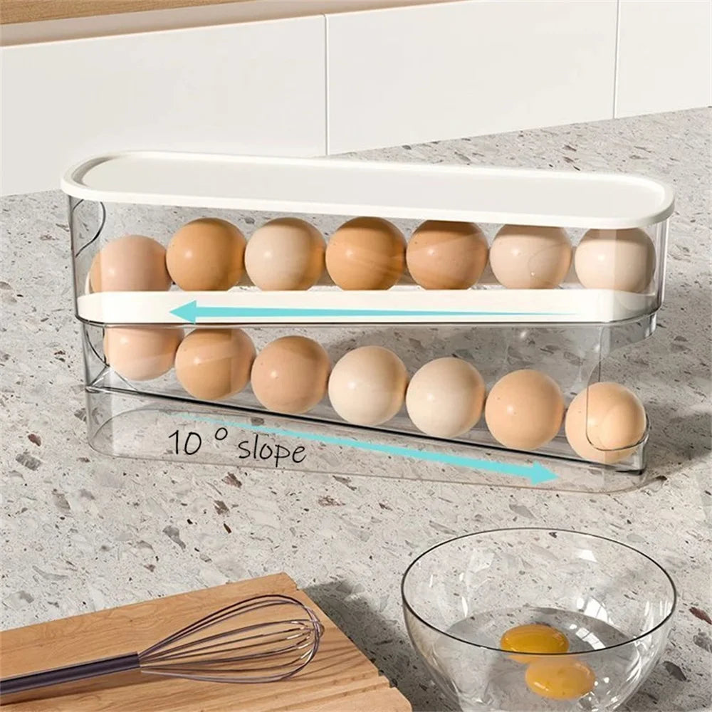 1pc Slide Type Egg Carton Double Automatic Egg