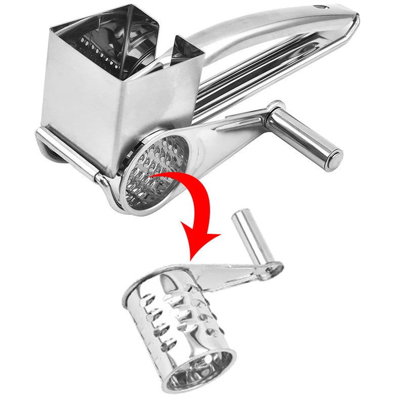 Holaroom Stainless Steel Cheese Slicer Shredder Drums Blades