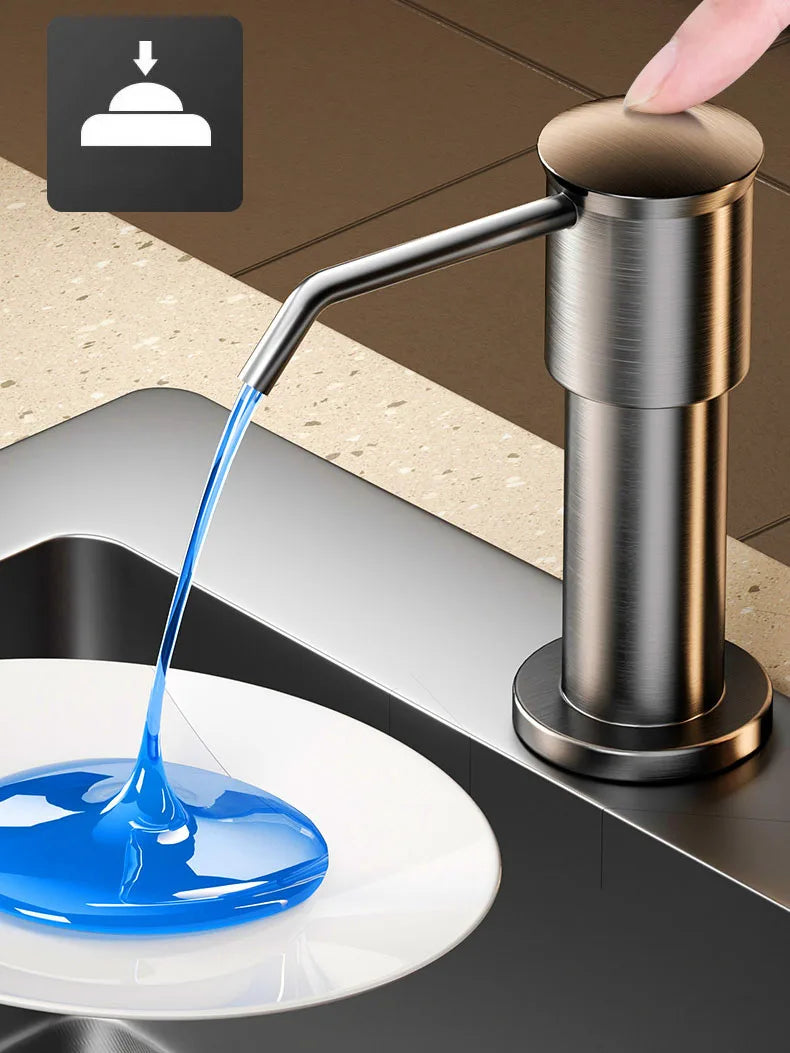 Counrtertop Dishes Soap Dispenser Extention Tube Sets Hand