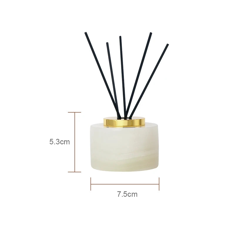 White Onyx Natural Marble Bathroom Luxury Soap Dispenser