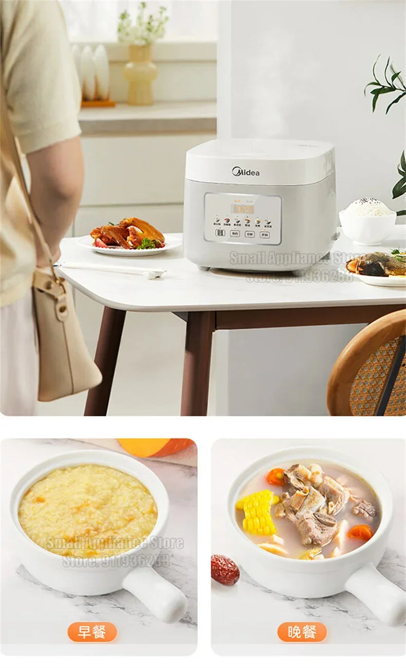Midea Healthy Rice Cooker 3l No Coating Stainless