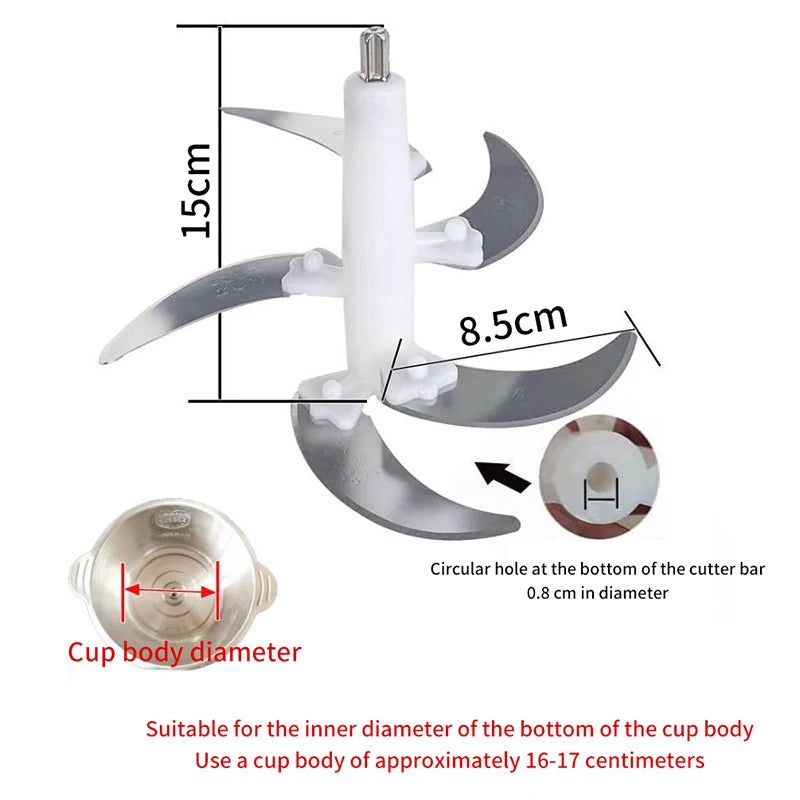 2l/3l/4l Meat Grinder Electric Meat Grinder Blade Food