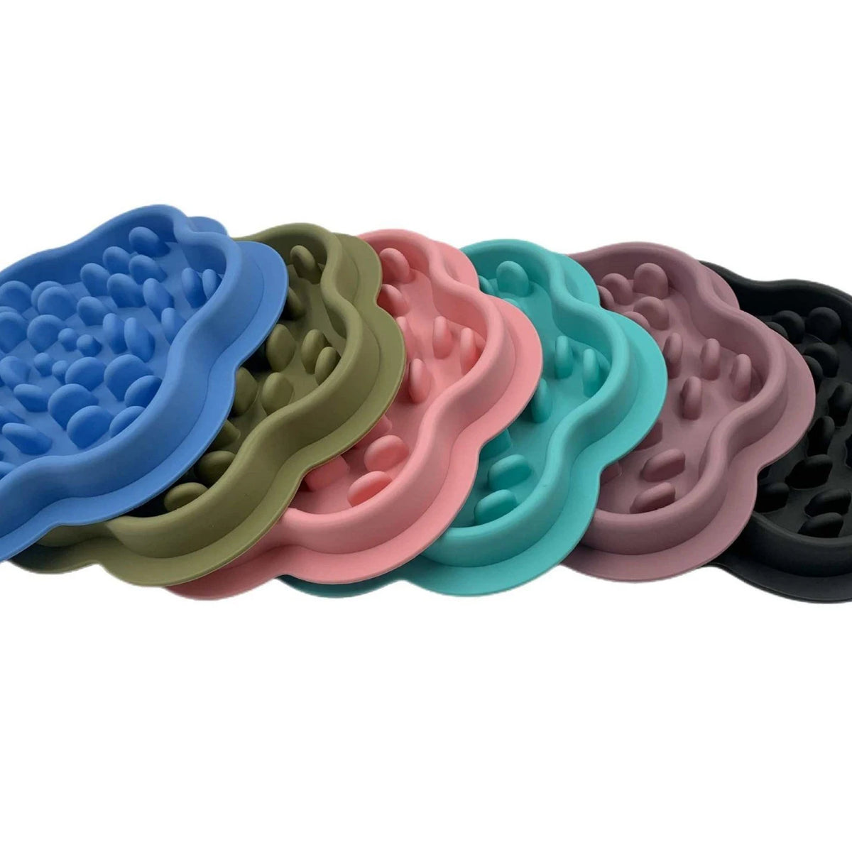 Pc Slow Feeder Bowl Pets - Non-Slip Silicone