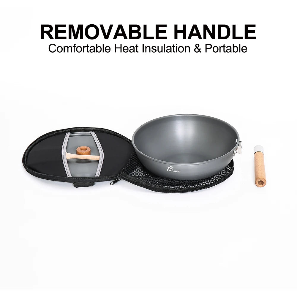 Fire-Maple Camping Wok Lightweight Frying Pan Stew Pot