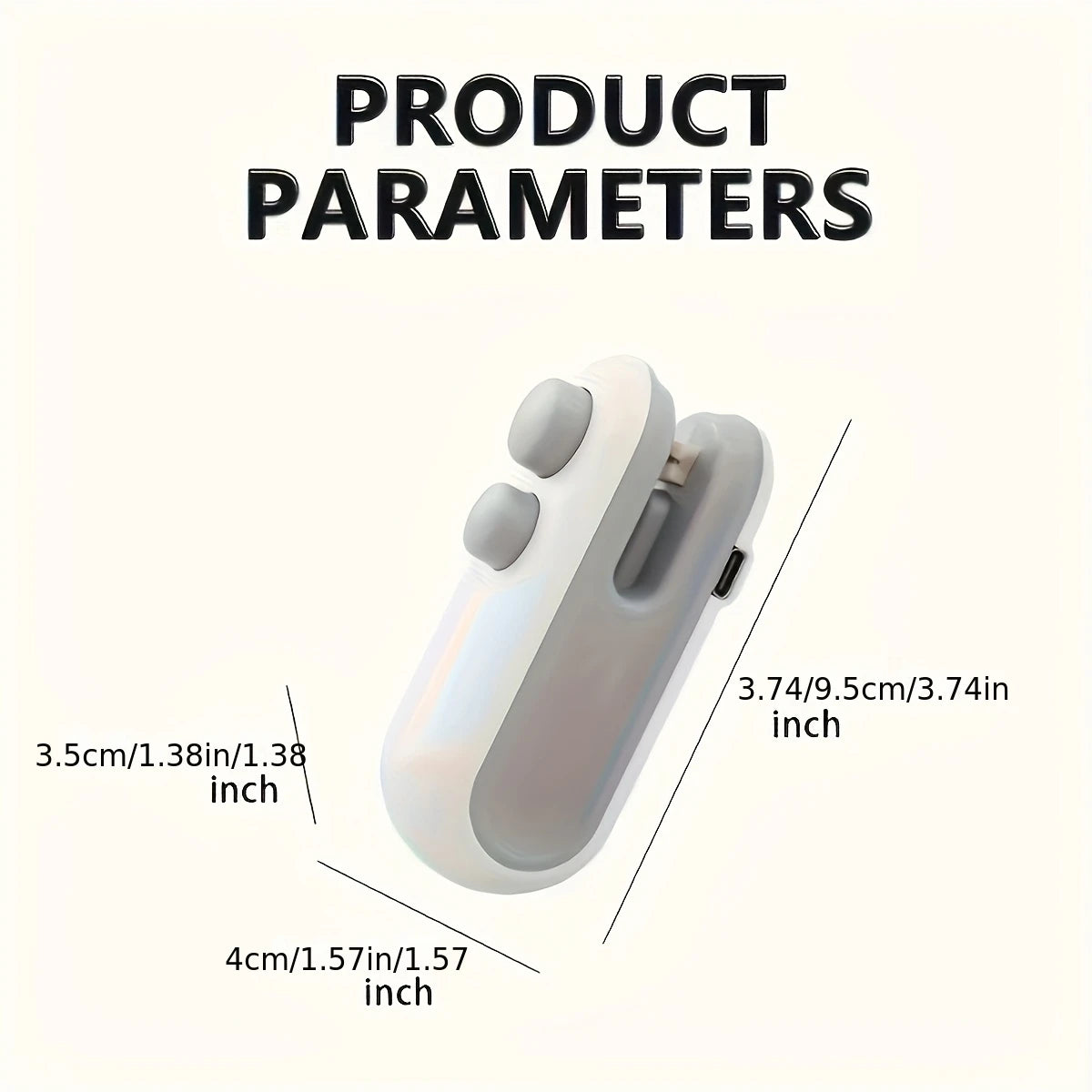 2-In-1 Cold Mini Vacuum Sealer Usb Rechargeable Food
