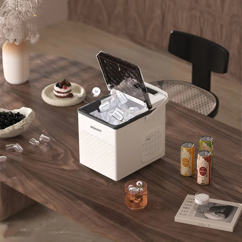 15kg/Day Automatic Ice Maker Machine Compact Home/Dorm/Outdoor
