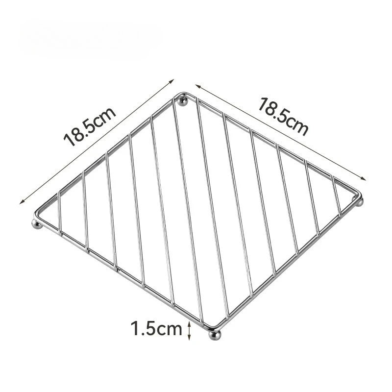 1pc Stainless Steel Trivet Pot Steamer Rack Pot