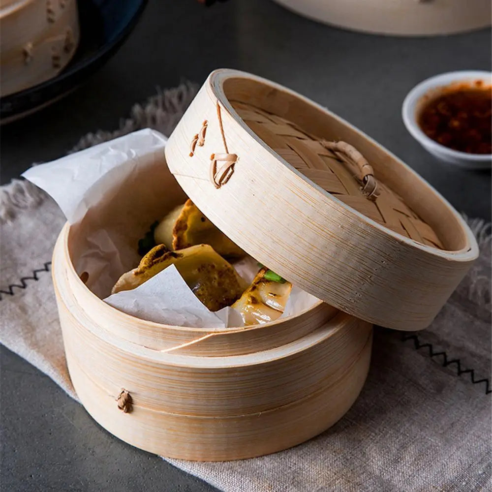 10/15/20cm Cooking Bamboo Steamer Dumpling Food Steamer Lid
