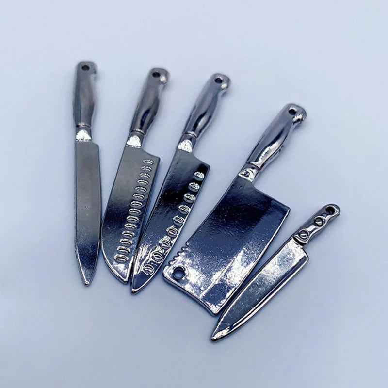 1/12 Dollhouse Mini Knives Model Dollhouse Cooking Utensils