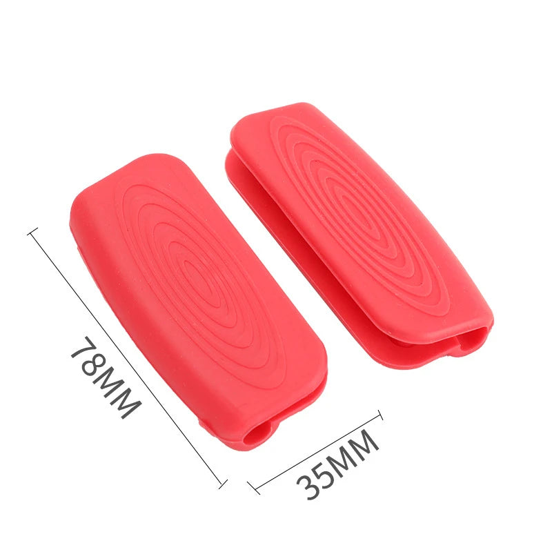 Silicone Anti-Scald Pot Handle Protectors Non-Slip Pot Clip