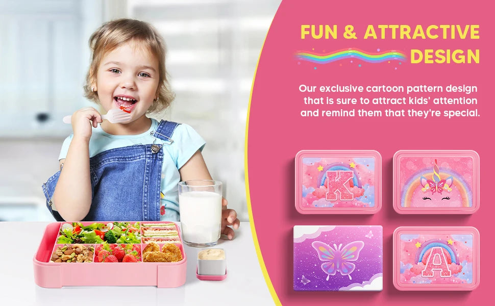 Unicorn Bento Lunch Box Kids Microwave Oven Bento