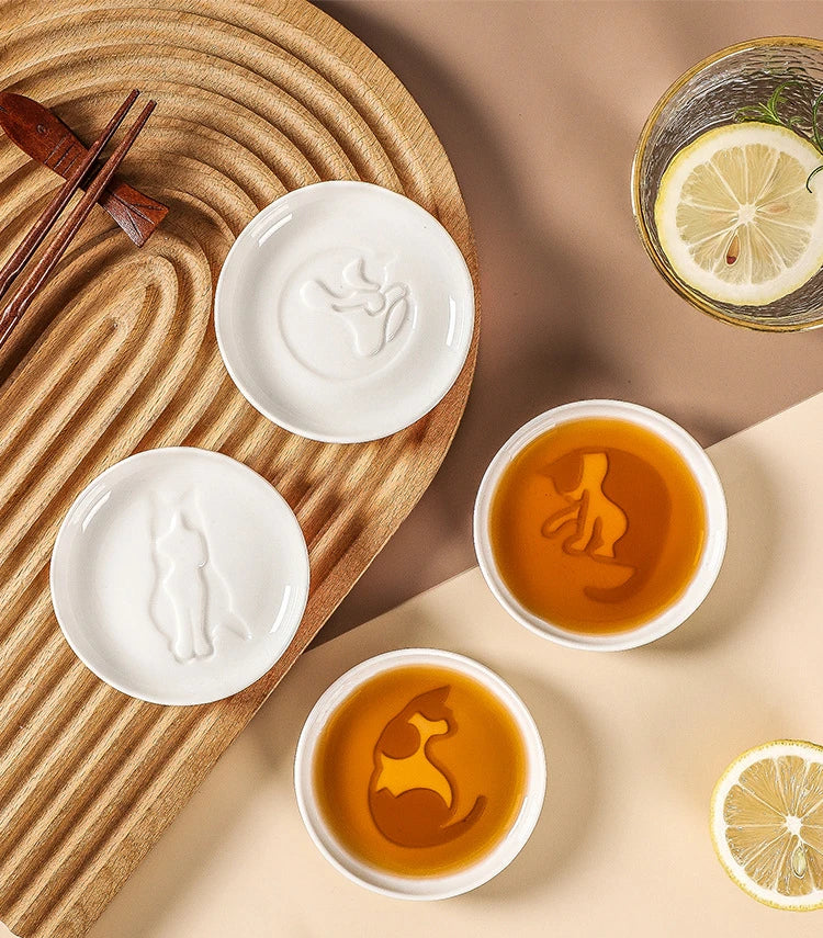 1pcs Ceramic Taste Dish Animal Small Plate Creative