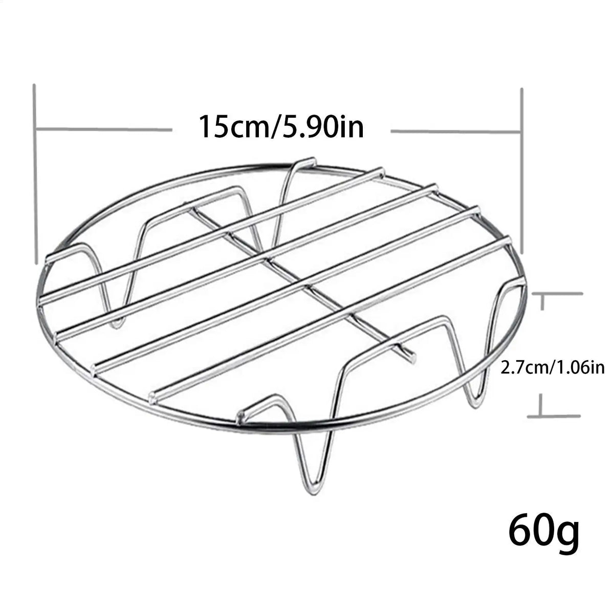 Round Cooling Rack Stainless Steel Cooking Steaming Roasting