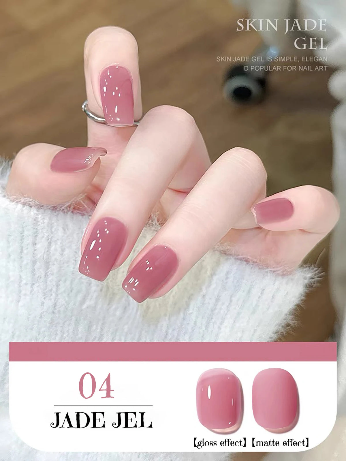 1-30pcs Zh Ice Transparent Nude Gel Nail Polish