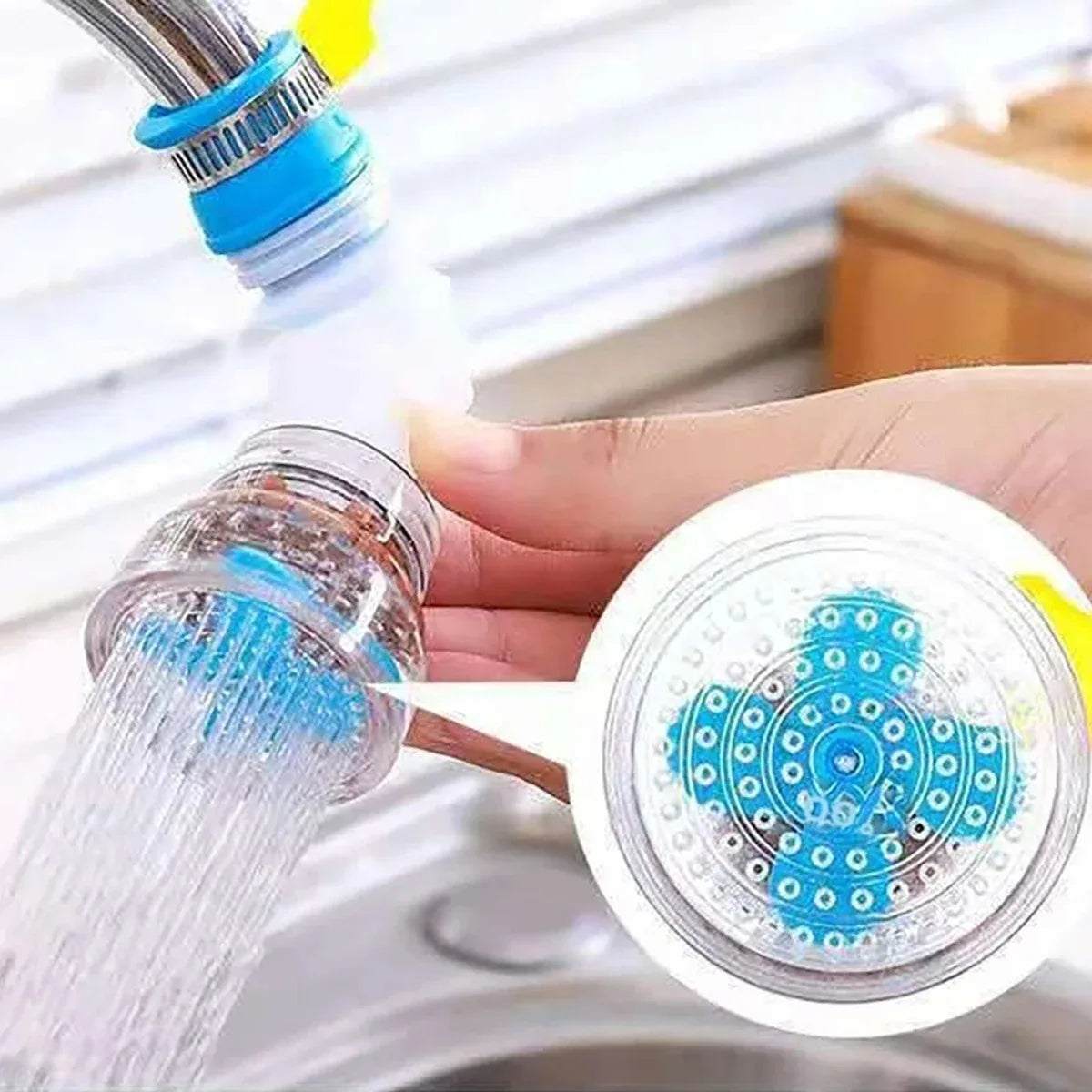 Universal 360 Rotation Faucet Bubbler Swivel Water Saving