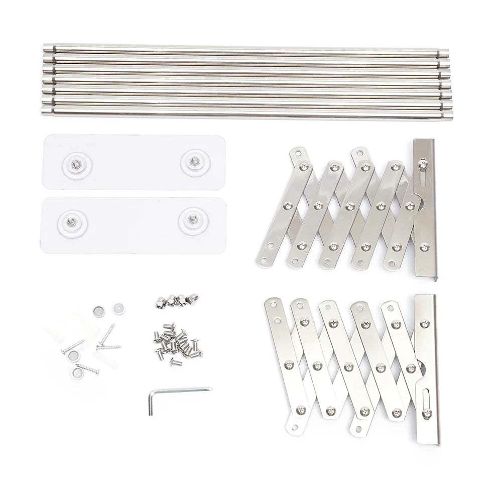 Stainless Steel Wall Mounted Laundry Drying Rack Length