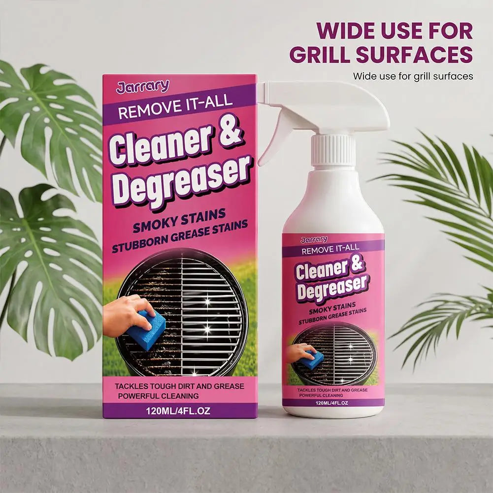 Bbq Grill Cleaner Degreaser Spray Powerful Formula Smoky