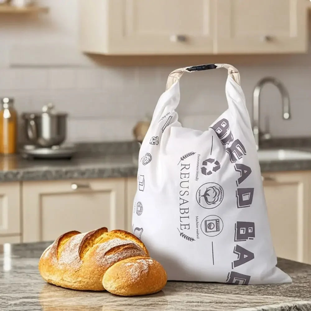 Food Grade Reusable Bread Bag Made Of Cotton
