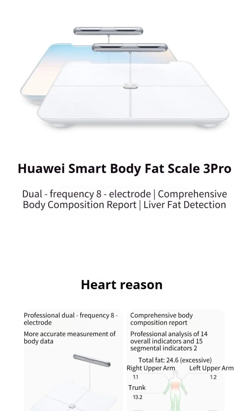 Huawei Body Fat Scale Pro Wifi Bluetooth Precision