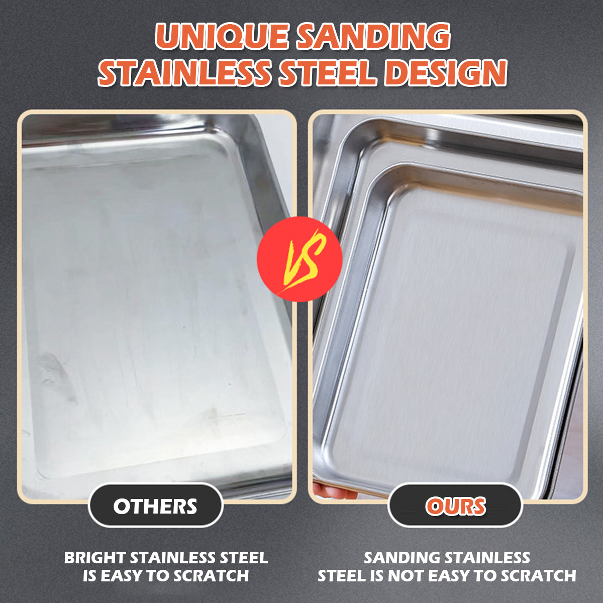 316 Stainless Steel Barbecue Tray Flat Chassis Multi