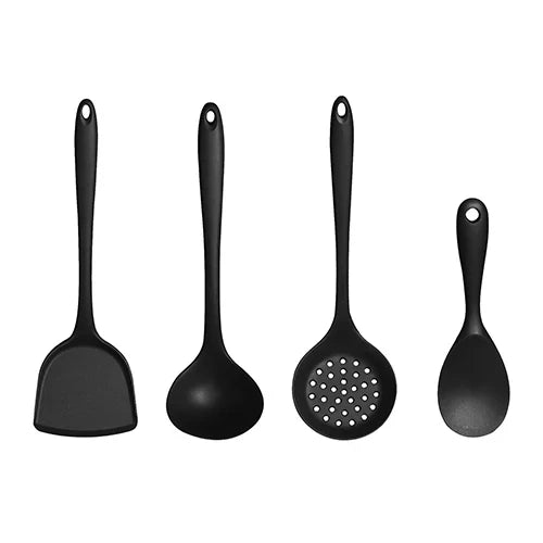 1-4pcs Non-Stick Spatula Shovel Soup Spoon Colander Rice