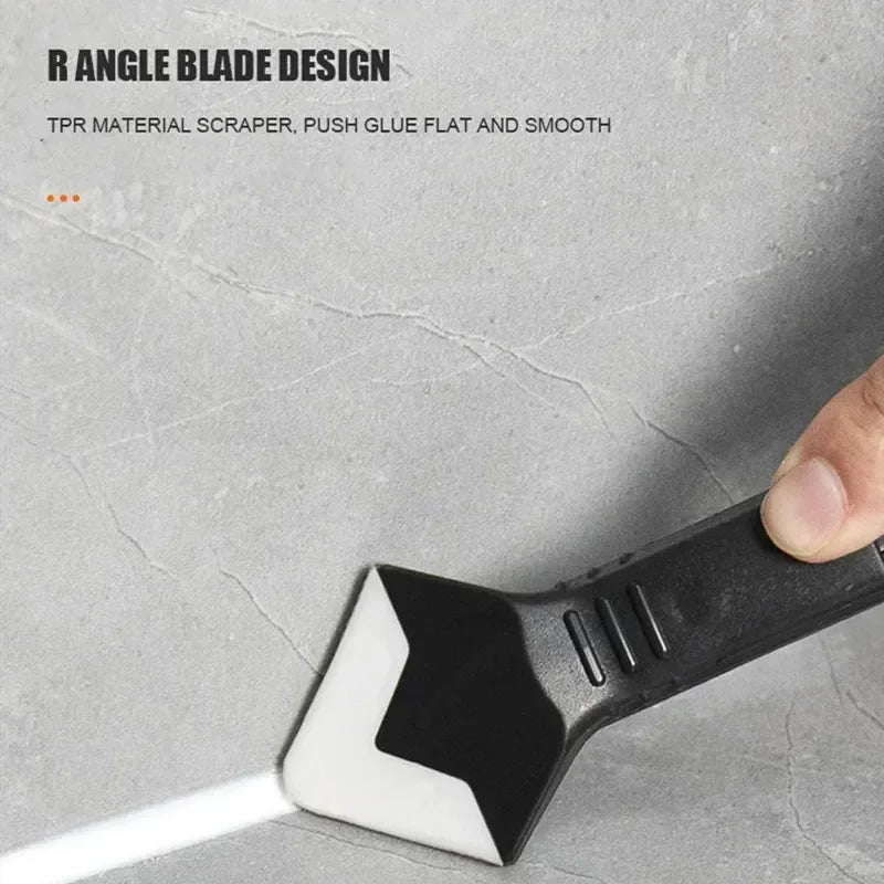5-In-1 Silicon Scraper Silicone Smooth Grouting Kit Scraper