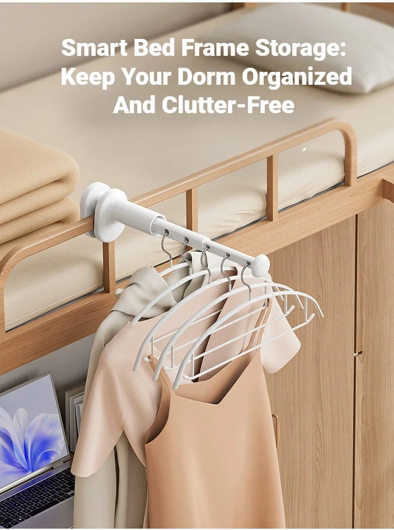 Retractable Clothes Drying Rack Folding Balcony Drying Pole