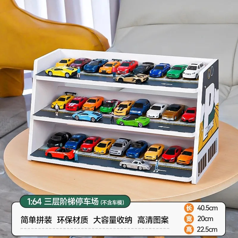Collector 1/64 Trapezoidal Parking Lot Storage Rack Alloy