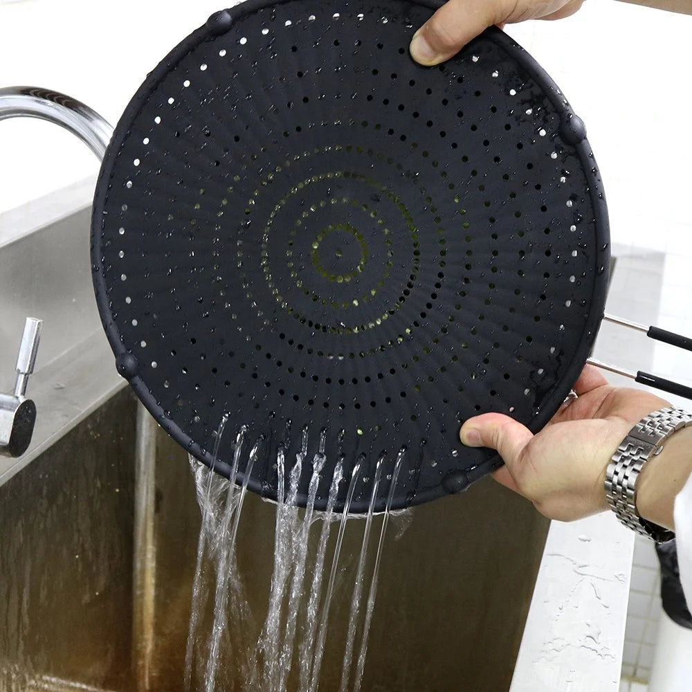 Silicone Splatter Screen Guard Nonstick Oil Grease Pan