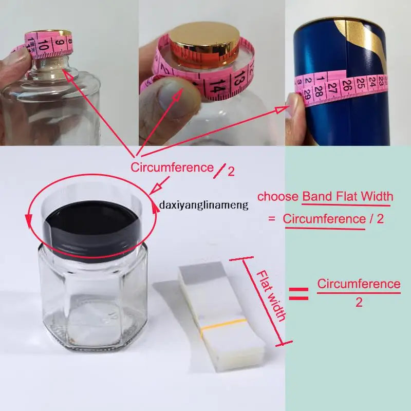 400pcs Bottle Mouth Heat Shrinkable Film Bottle Cap